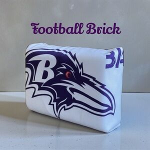 Baltimore Ravens Football Brick Pillow